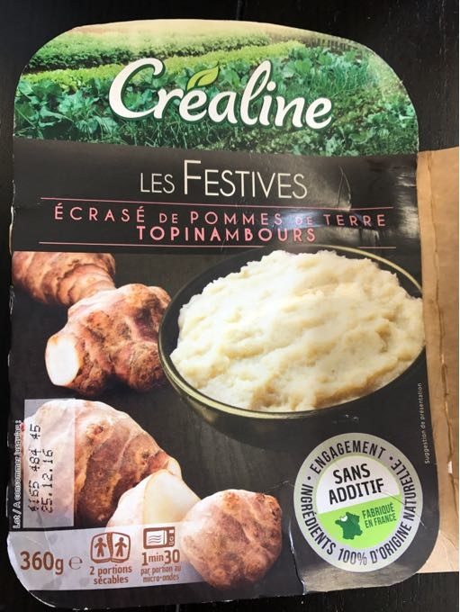 Ecrasé De Pommes De Terre Topinambour Créaline - Product - fr