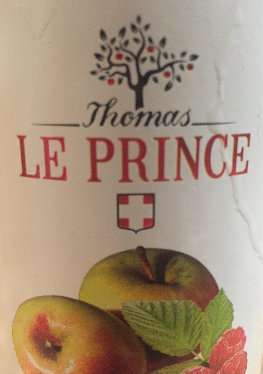Thomas le prince pur jus pomme framboise bio - Product - fr