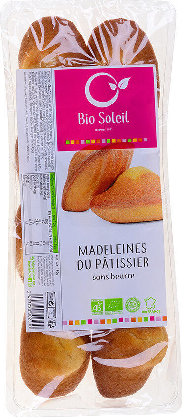 Madeleines du Pâtissier sans beurre - Produit