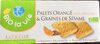 Palets Bio Orange & Graines De Sésame 100% épeautre - Product