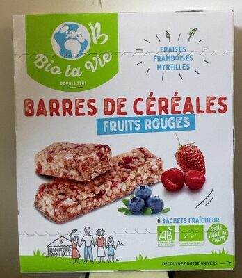 Barres Bio Fruits Rouges - Produit