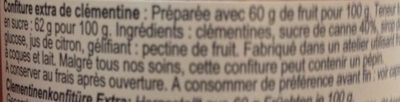 Clémentine corse - Ingrédients