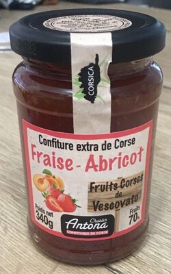 Confiture fraise abricot - Product - fr