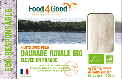 Filets avec peau de Daurade Royale BIO élevé en France - Product - fr
