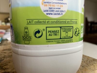 Lait Matin léger BiO - Recycling instructions and/or packaging information - fr