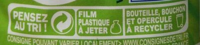Lait Bio Demi-Écrémé - Recycling instructions and/or packaging information - fr