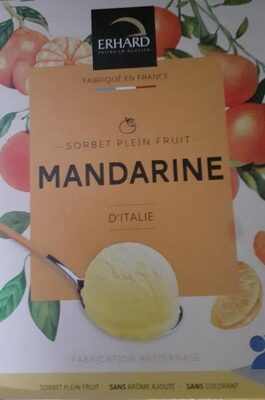 Sorbet plein fruit mandarine - Product - fr