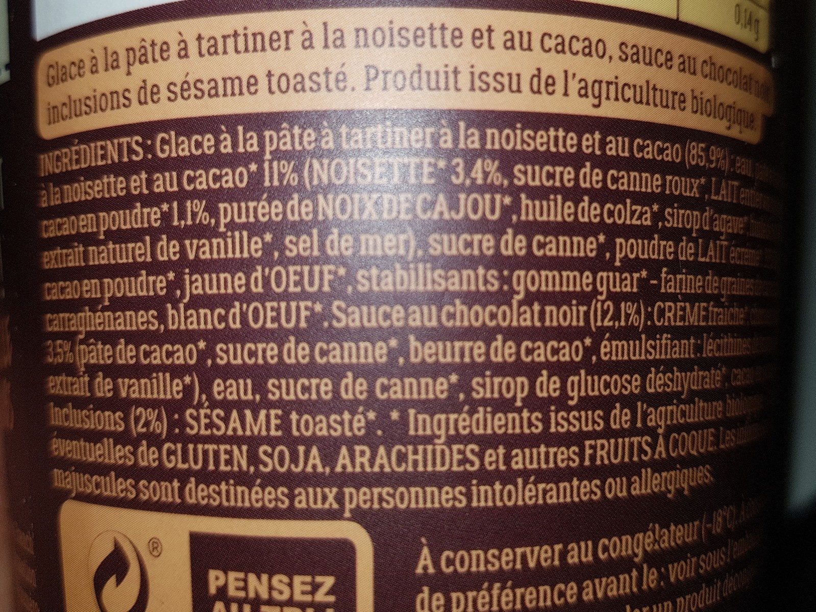 What the french - Ingrediënten - fr