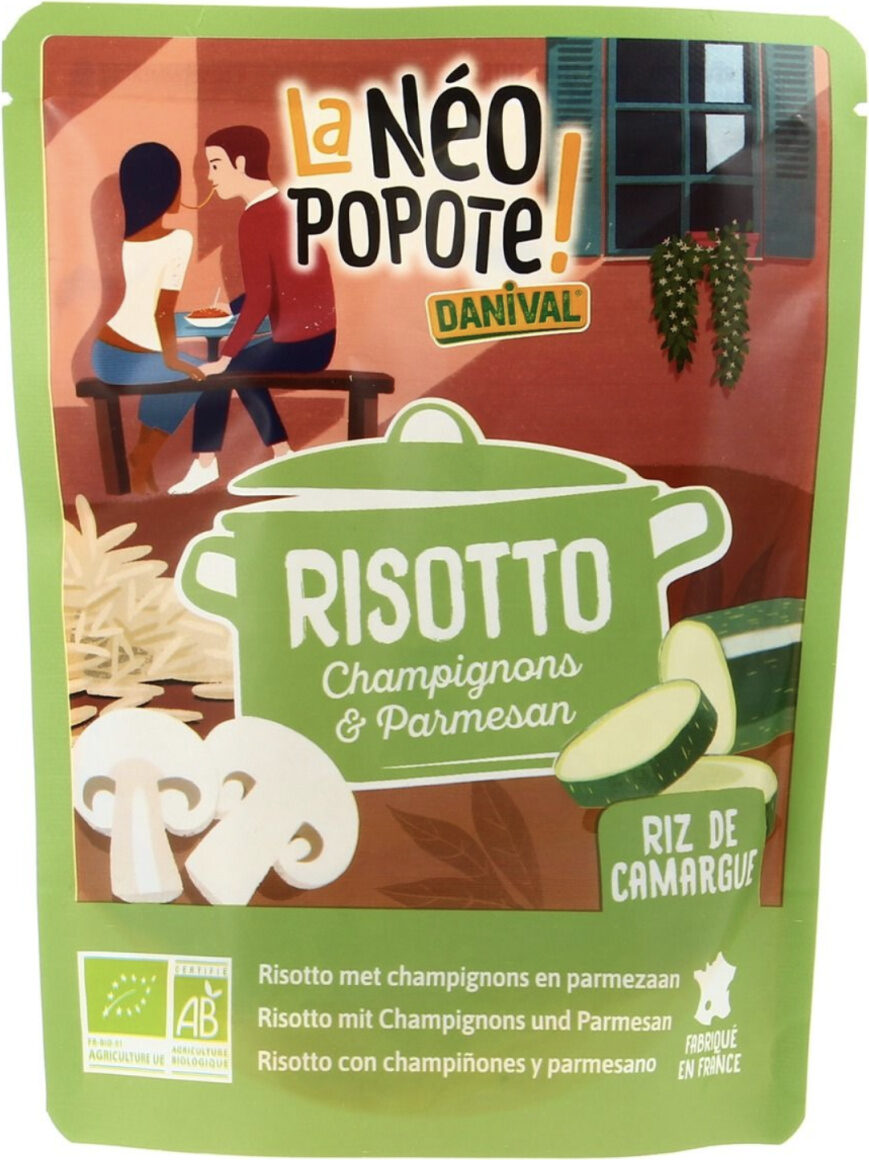 La néo popote! Risotto Champignons & parmesan - Product - fr