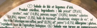 Salade blé et légumes d'été - Ingredients - fr