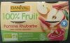100% fruit pomme rhubarbe - Product