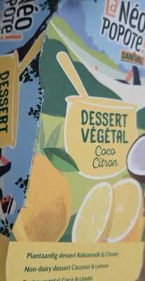 Dessert végétal coco citron - La néo popote - Produit