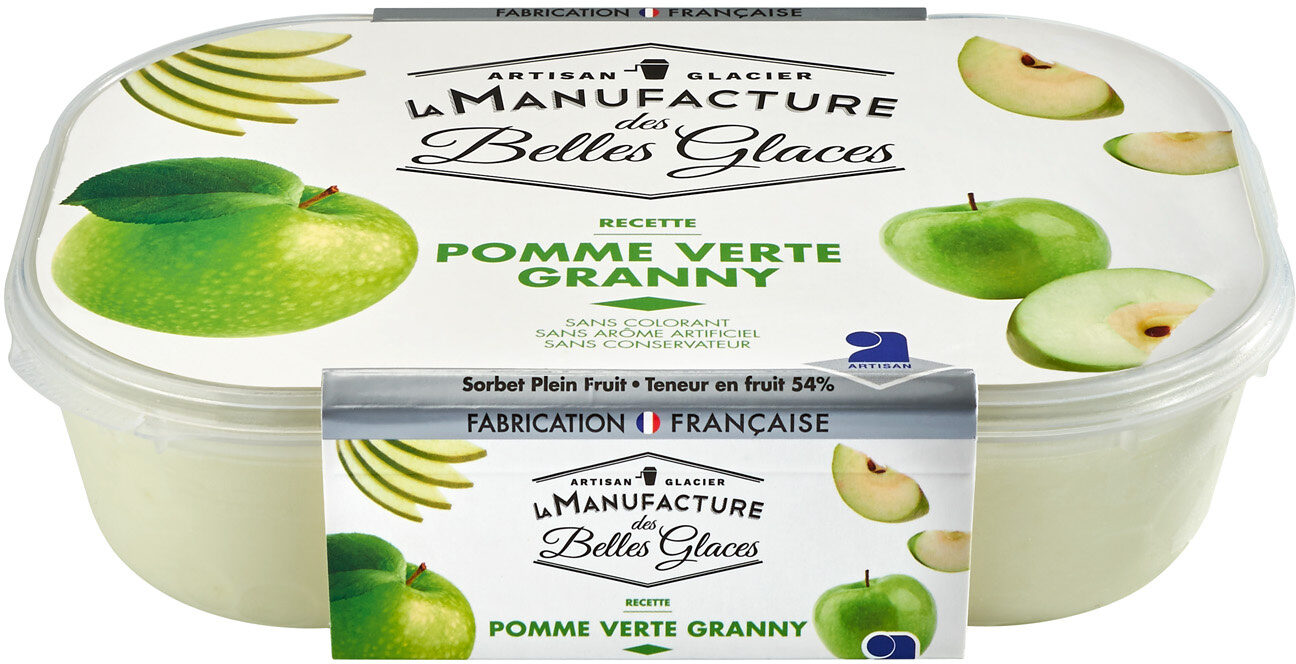 Sorbet plein fruit à la pomme verte Granny - Product - fr