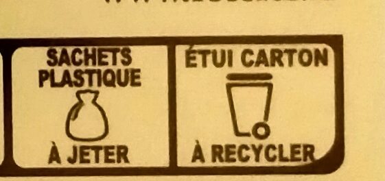 Galette de Reims - Recycling instructions and/or packaging information - fr