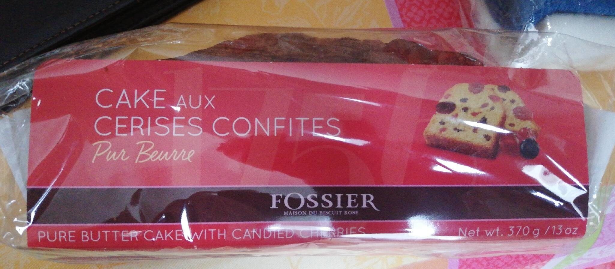 Cake aux cerises confites - Product - fr