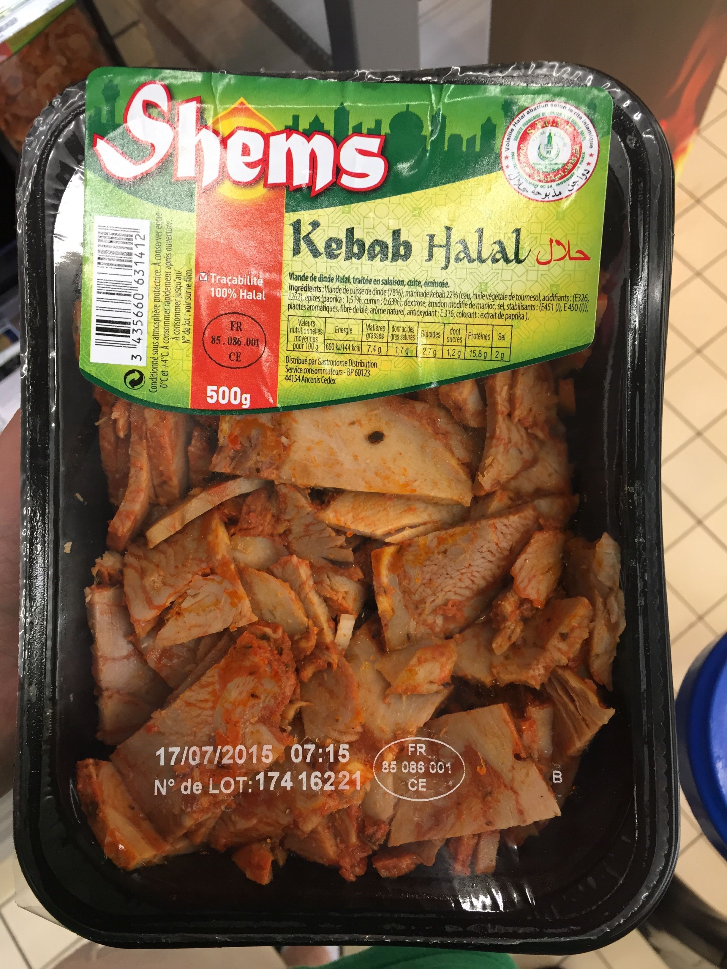 Kebab Halal - Produkt - fr