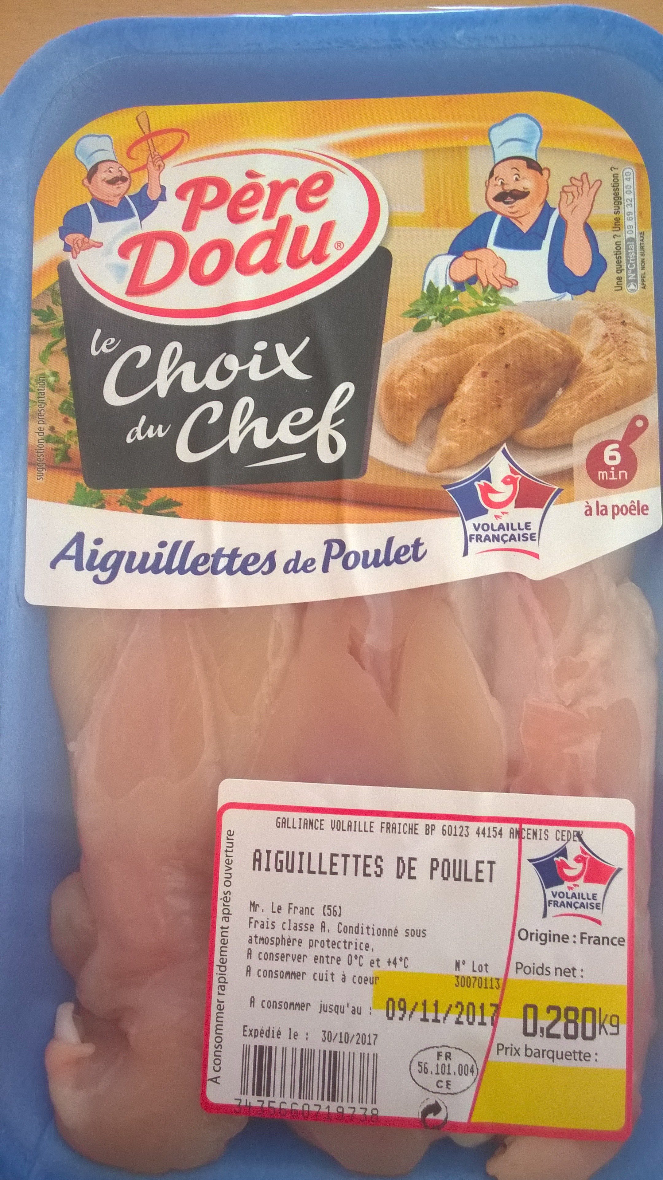 Aiguillette poulet Douce France Poulet - Produit