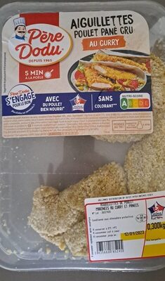 Aiguillettes poulet pané cru au curry - Produkt - fr
