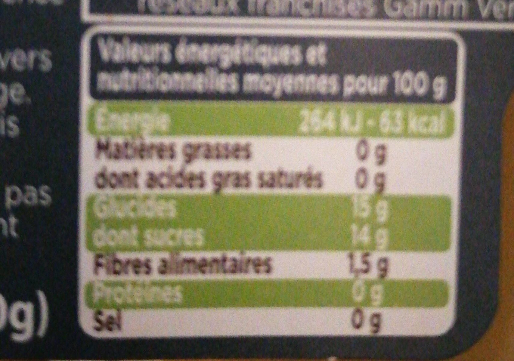 Nos 4 mini pots de pomme de la vallée du rhone - Nutrition facts - fr