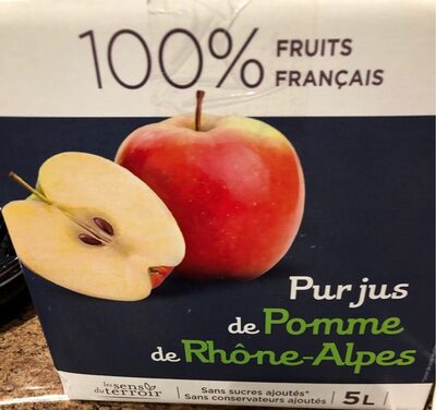 Pur jus de pomme de Rhone Alpes - Produit