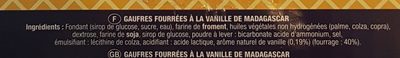 Gaufres fourrée Les Moelleuses - Ingrediënten - fr