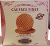 Gauffres fines - Product