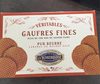 Gaufres Fines - Product