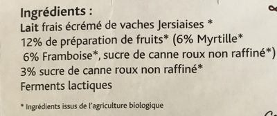 Yaourt Aux Fruits 0% MG - Ingredientes - fr
