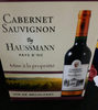 cabernet sauvignon by haussman - Product