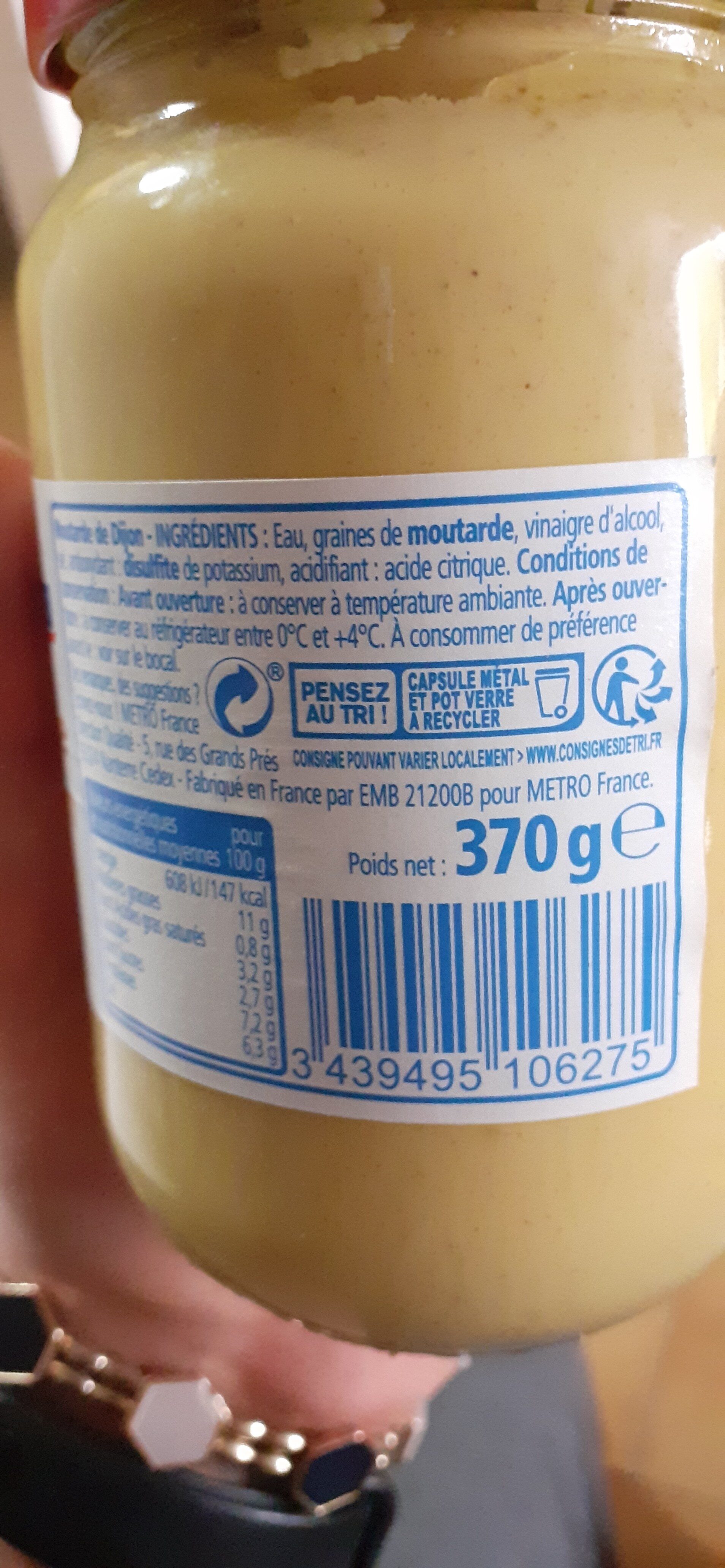 Moutarde de Dijon - Produkt - fr