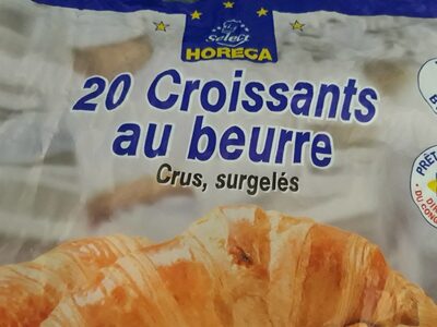 Croissants au beurre crus surgeles - Produit