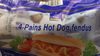4 pains hot dog fendus - Produit