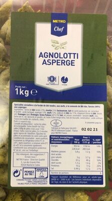 Agnolotti asperge - Produit