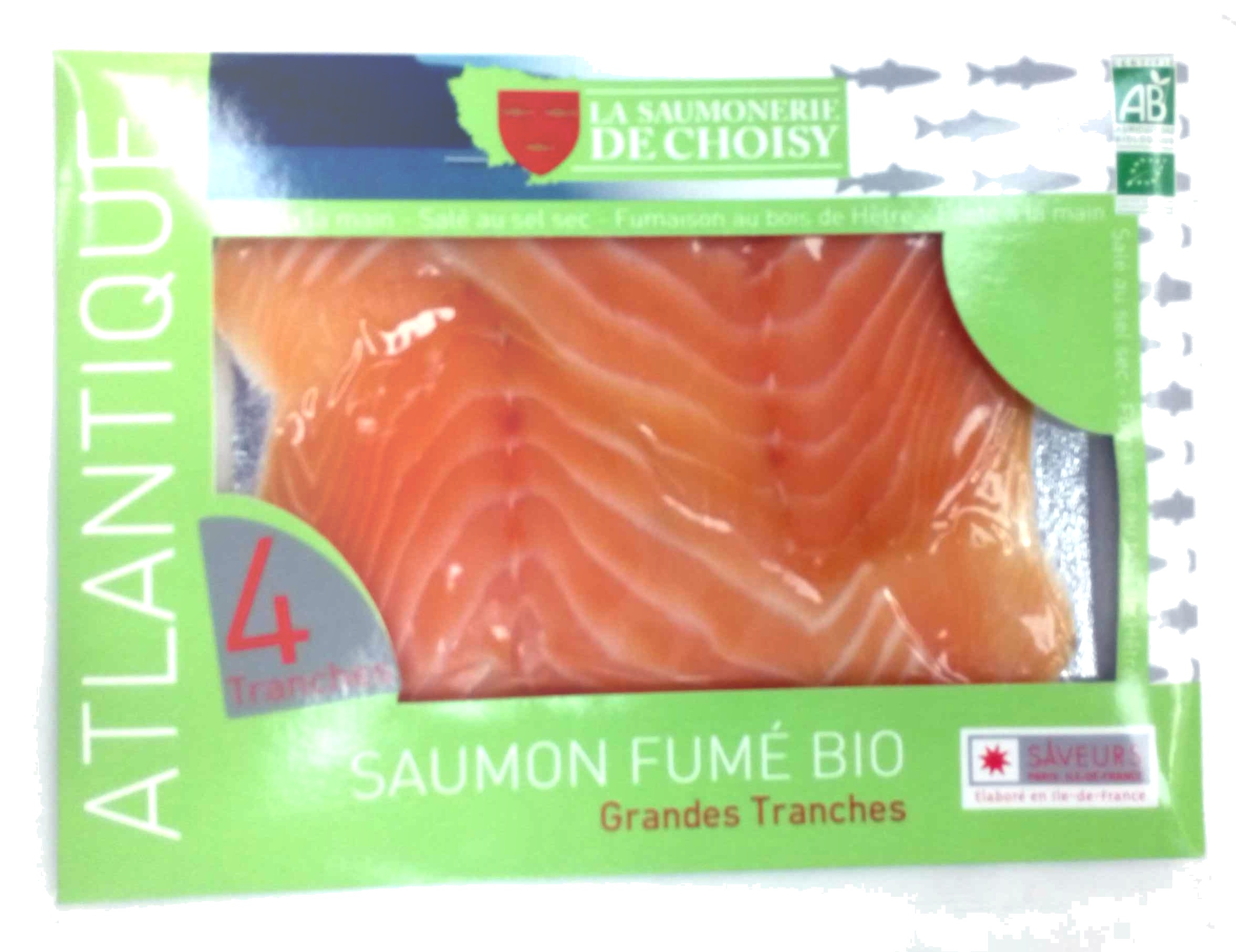 Saumon fumé bio - Grandes Tranches - Product - fr