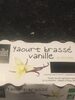 Brasse bio vanille - Producto