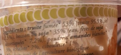 Rillettes de truite bio - Ingredients - fr
