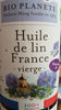 Huile De Lin Vierge France Bio - Produit