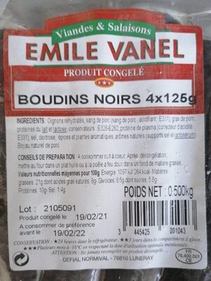 Boudins noirs - Product - fr