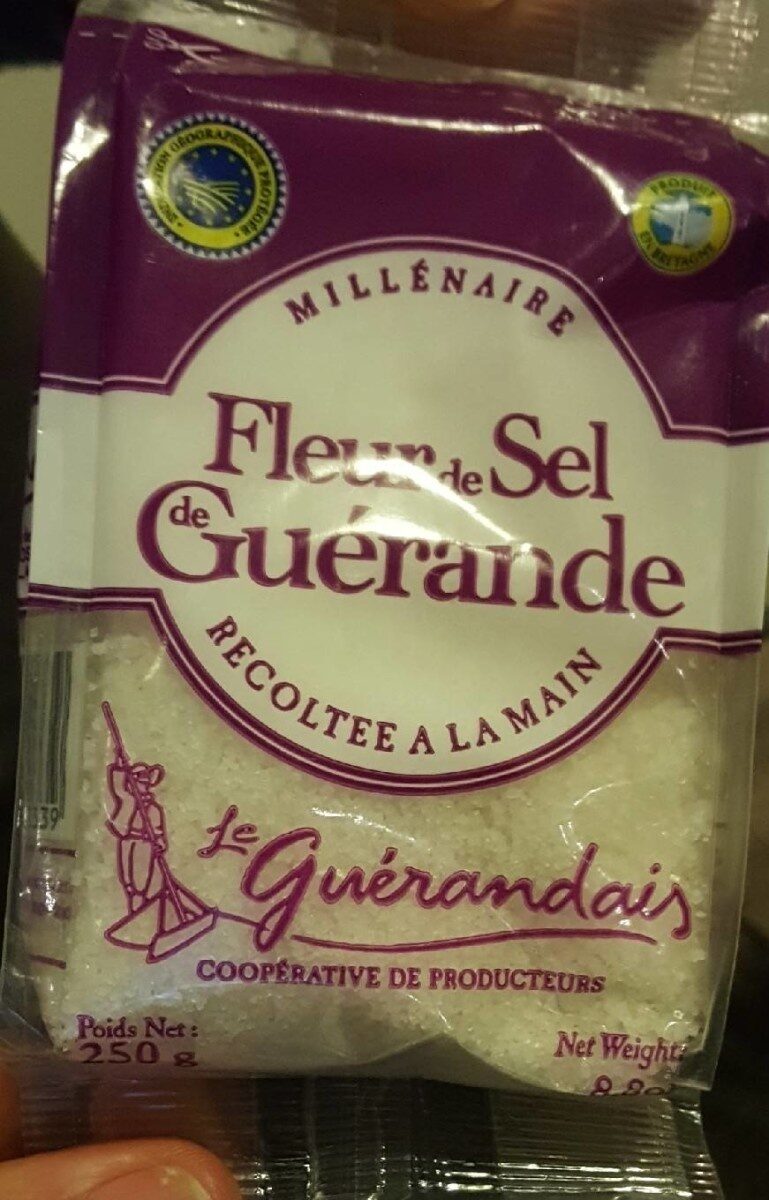 Fleur de sel de Guérande - حقائق غذائية - fr