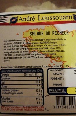 Salade Du Pecheur 250G - Product - fr