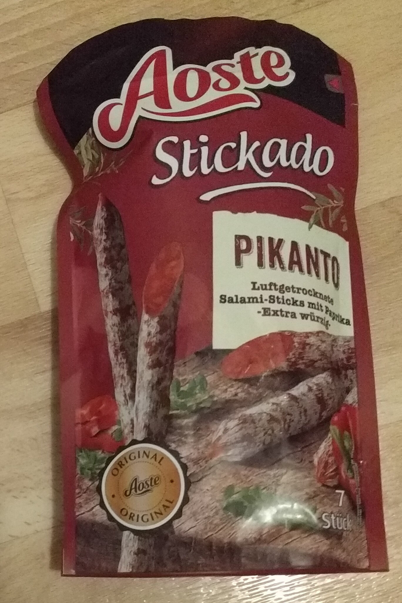 Stickado pikanto - Produkt