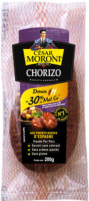 Chorizo doux pur porc -30% MG - Product - fr