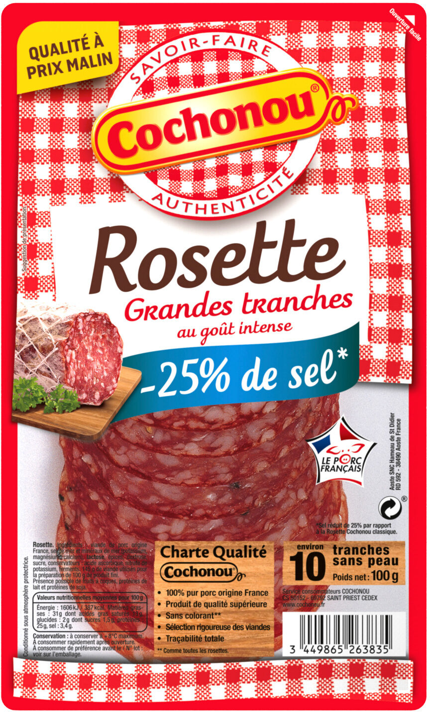 Rosette grande tranche - نتاج - fr