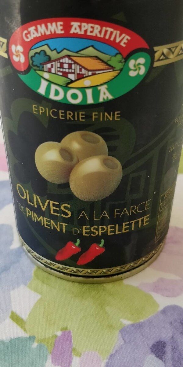 Olive à la farce de piment d'Espelette - نتاج - fr