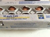 10 œufs frais calibre moyen - Produit