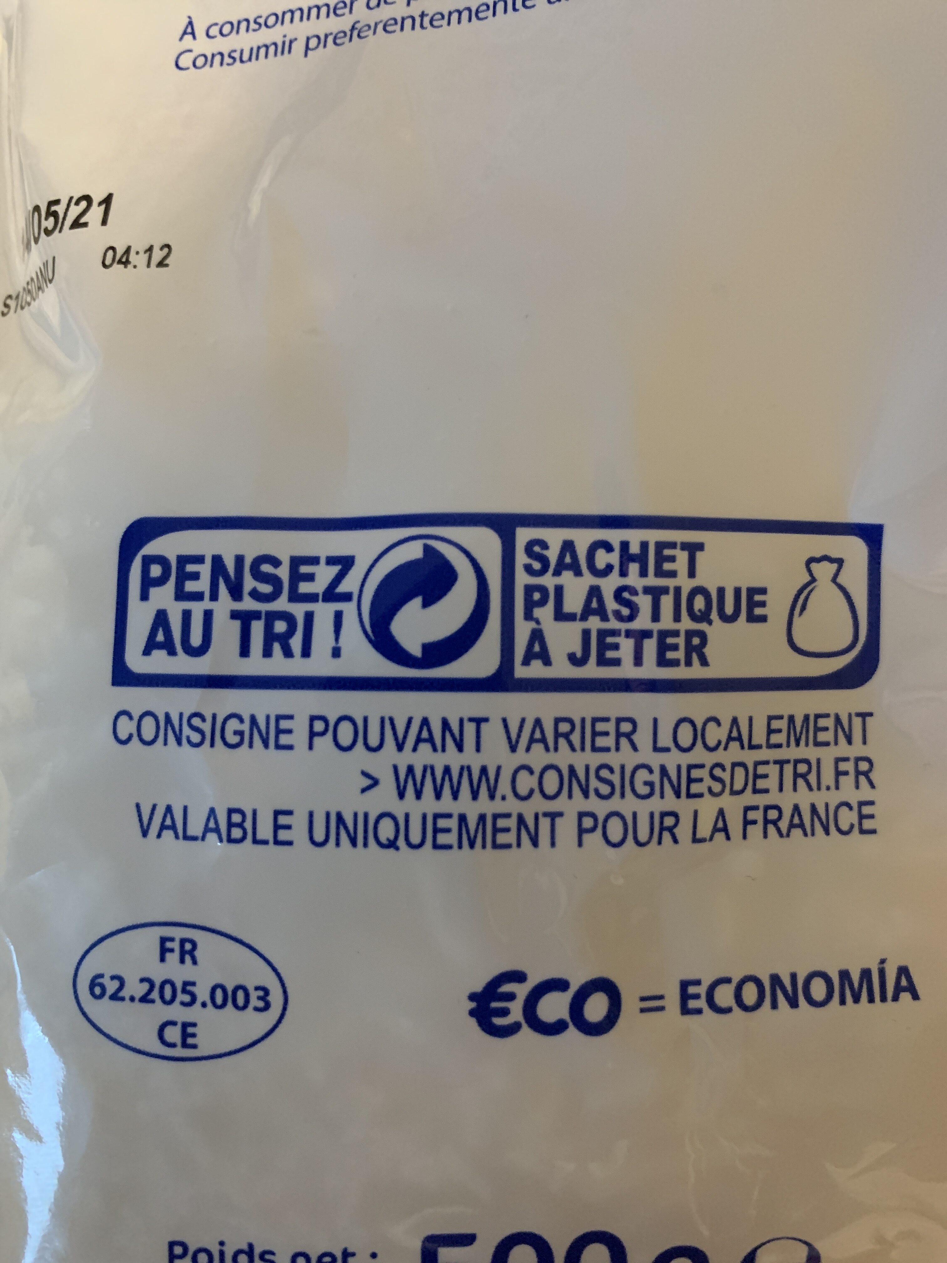 Râpé spécial cuisine - Recycling instructions and/or packaging information - fr