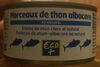 Morceaux de thon albacore au naturel - Product