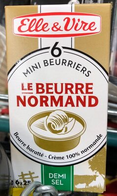 Les minis beurriers le Beurre Normand demi-sel - Product - fr