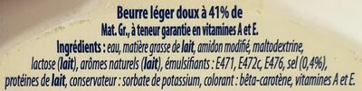Le Beurre Léger 41% doux - Ingredienti - fr