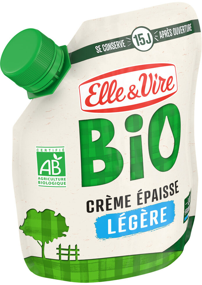 La Crème Légère Epaisse Bio 12%MG - Produit